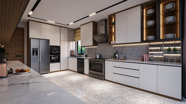 Masterful Construction Inc. bold-kitchen-color Revamp Your Space: Top 10 Kitchen Remodeling Trends for 2023  