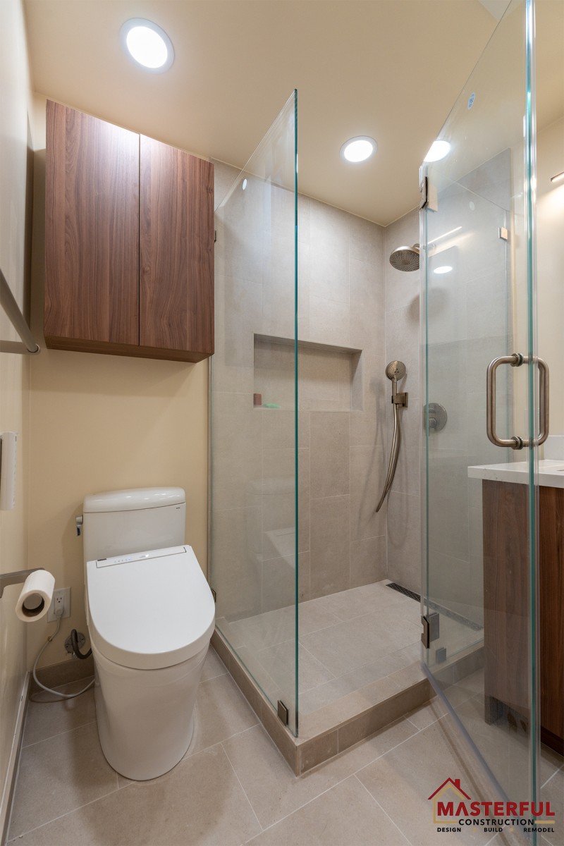 Masterful Construction Inc. Belomnt-Bathroom-Remodel Project Detail  