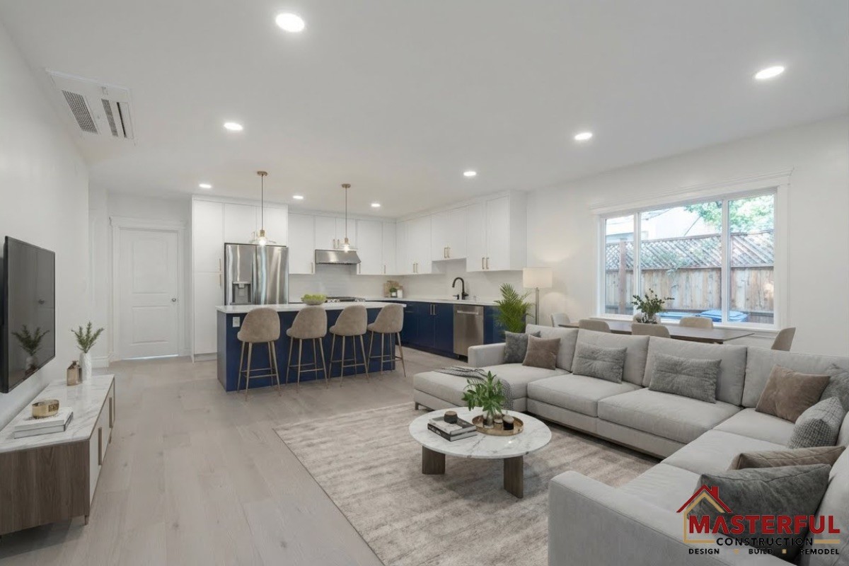 Masterful Construction Inc. 1-18 Redwood City Addition and Interior Remodel  