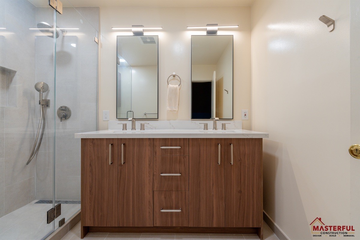 Masterful Construction Inc. 1-7 Adelaide Belmont Bathroom Renovation  