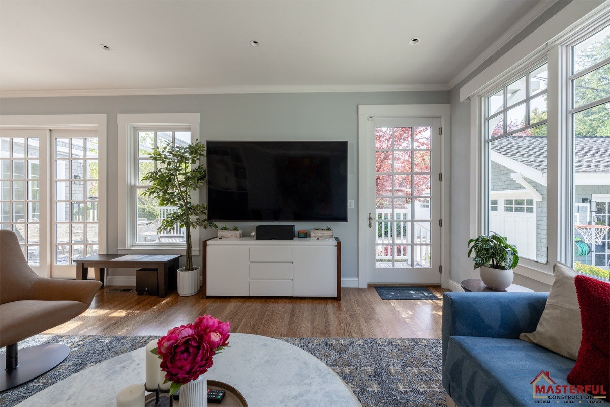 Masterful Construction Inc. 10-3 San Mateo Outdoor Kitchen and Living Space Design  