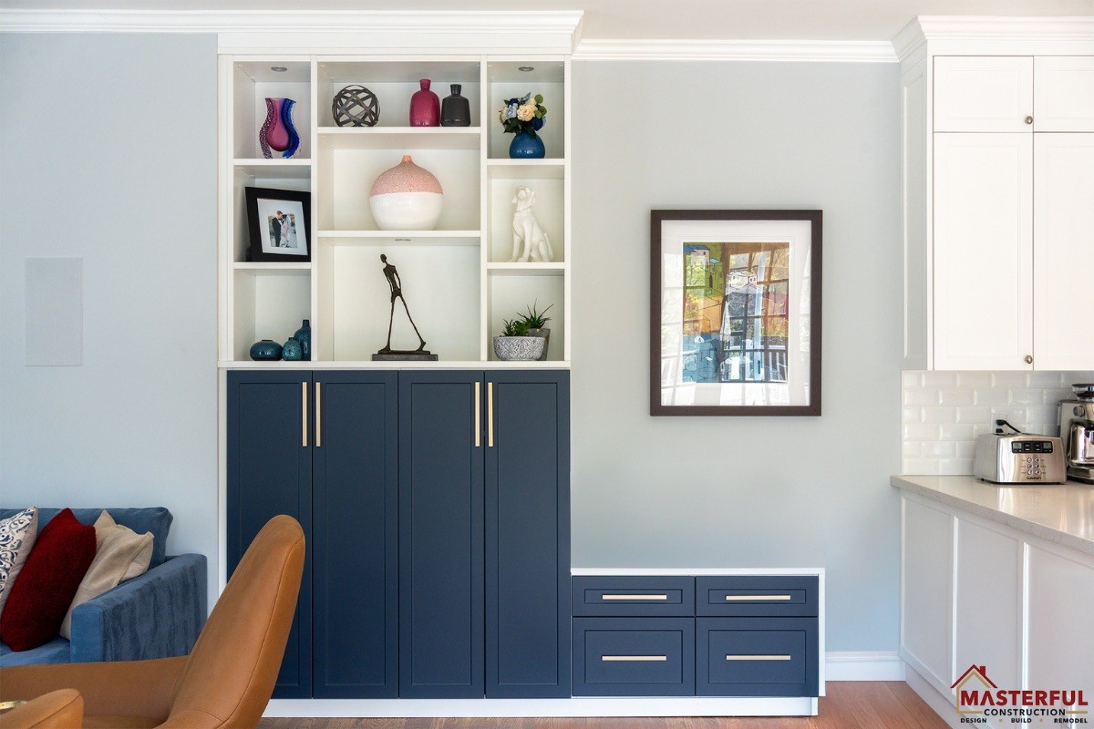 Masterful Construction Inc. 12-2 San Mateo Outdoor Kitchen and Living Space Design  