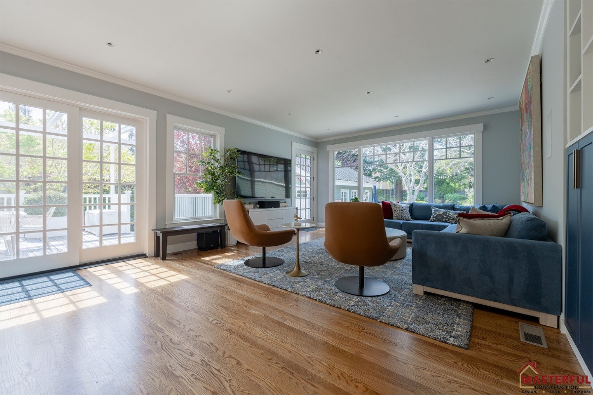 Masterful Construction Inc. 13-2 San Mateo Outdoor Kitchen and Living Space Design  