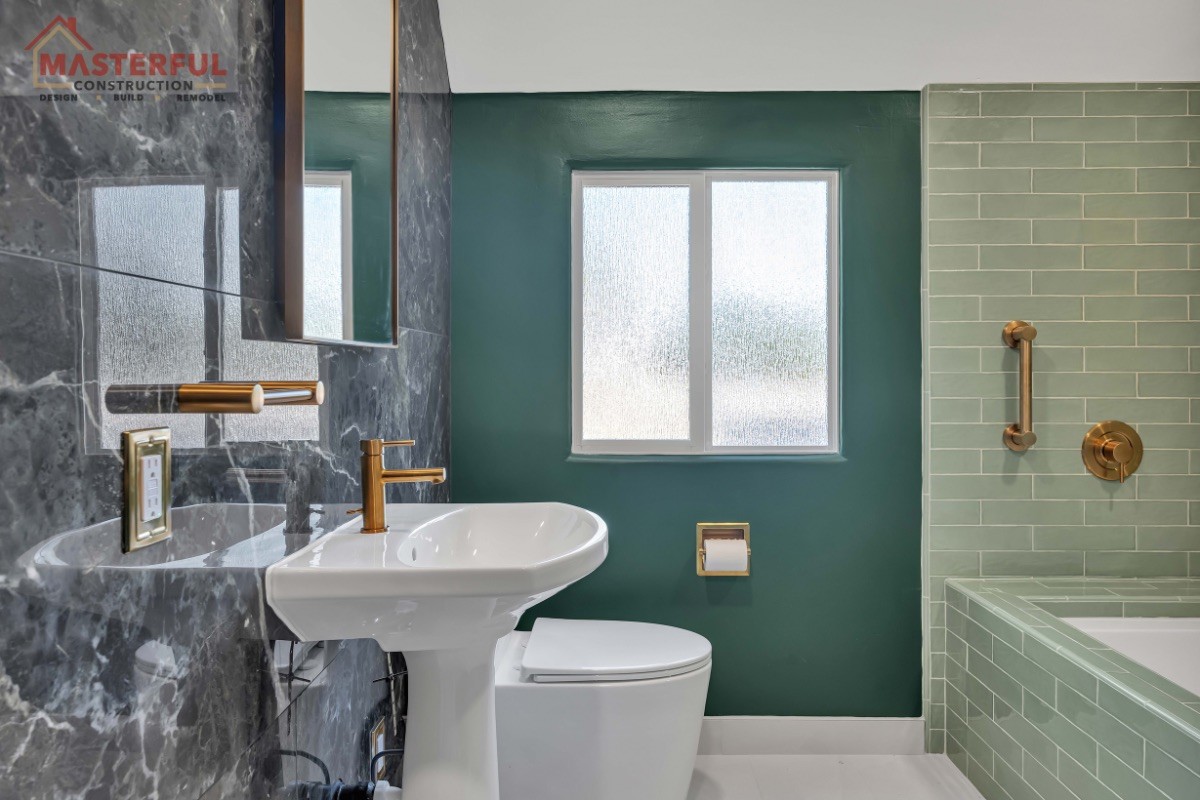 Masterful Construction Inc. 5-1 Guest Bathroom Remodeling San Mateo  