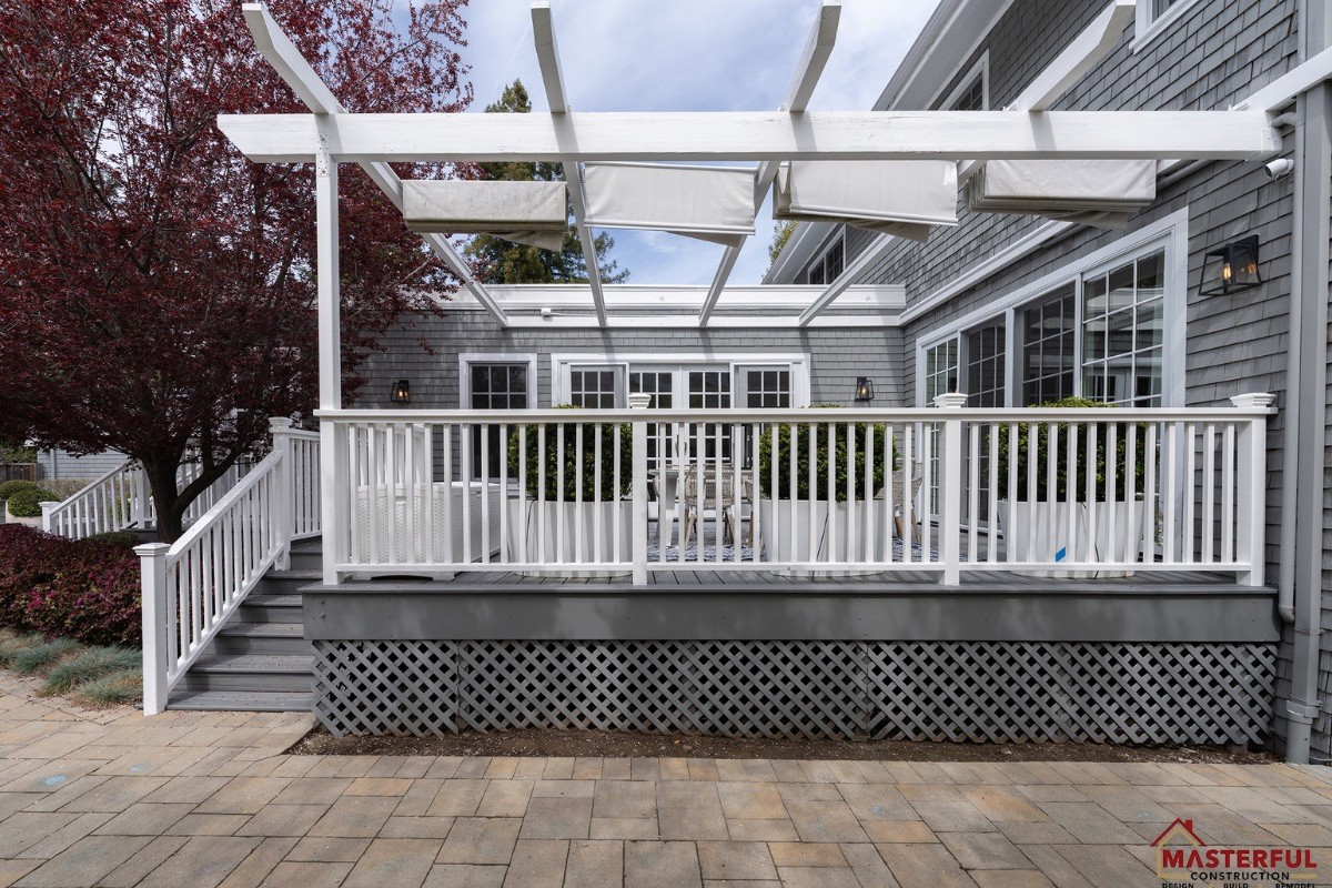 Masterful Construction Inc. 5-9 San Mateo Outdoor Kitchen and Living Space Design  