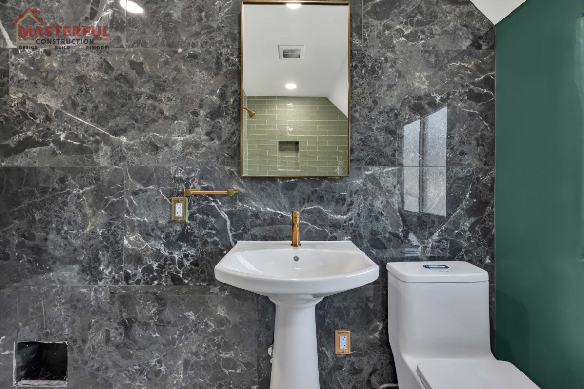 Masterful Construction Inc. 6-1 Guest Bathroom Remodeling San Mateo  