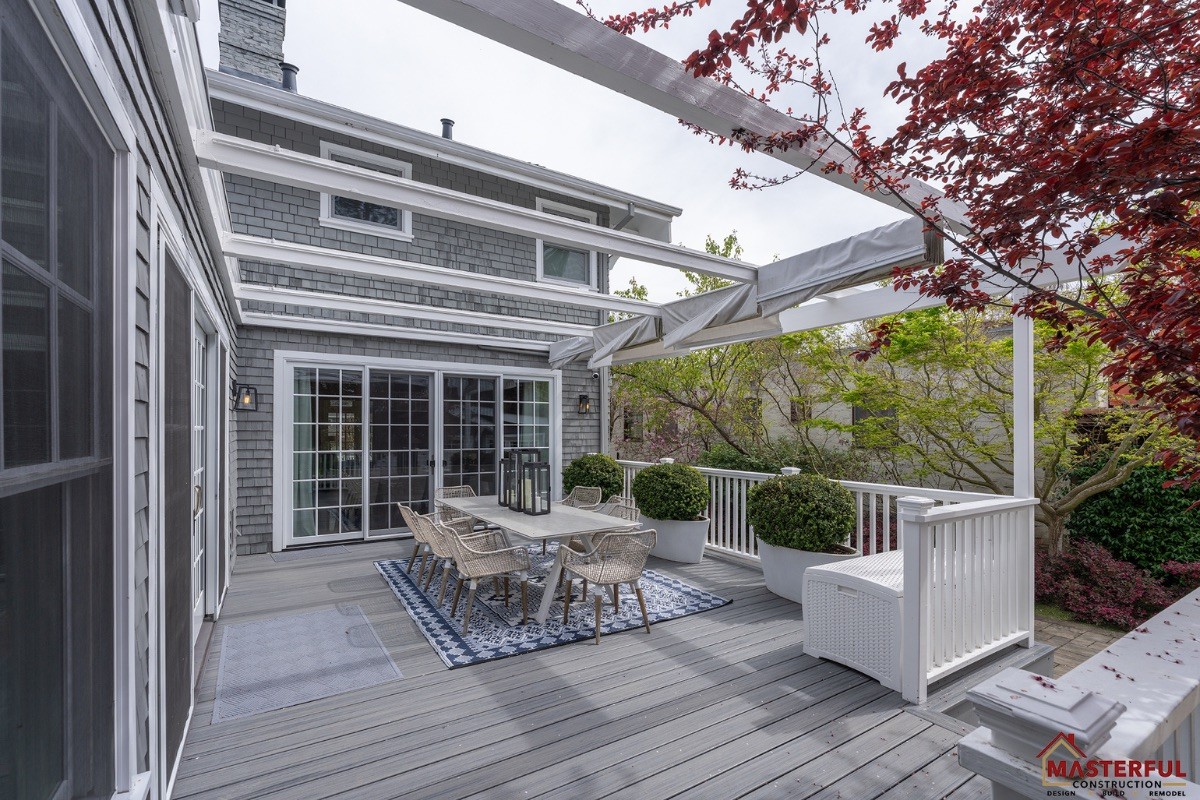 Masterful Construction Inc. 7-8 San Mateo Outdoor Kitchen and Living Space Design  