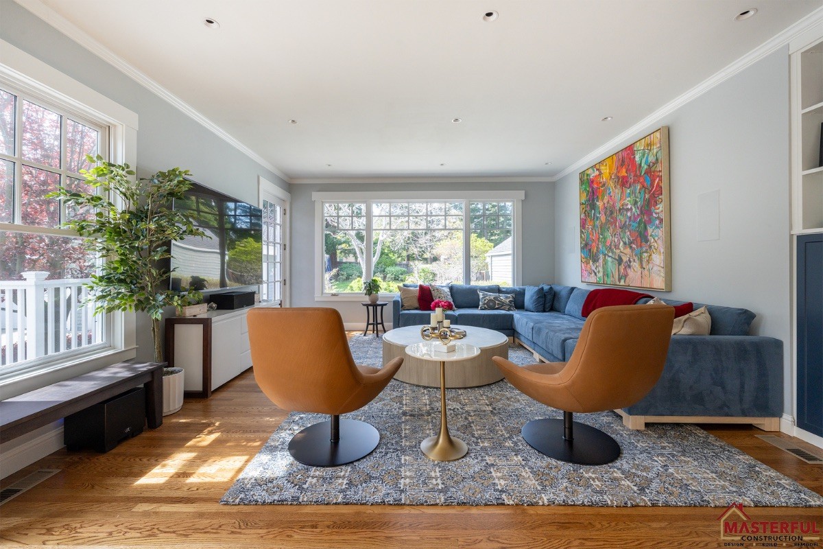 Masterful Construction Inc. 8-4 San Mateo Outdoor Kitchen and Living Space Design  