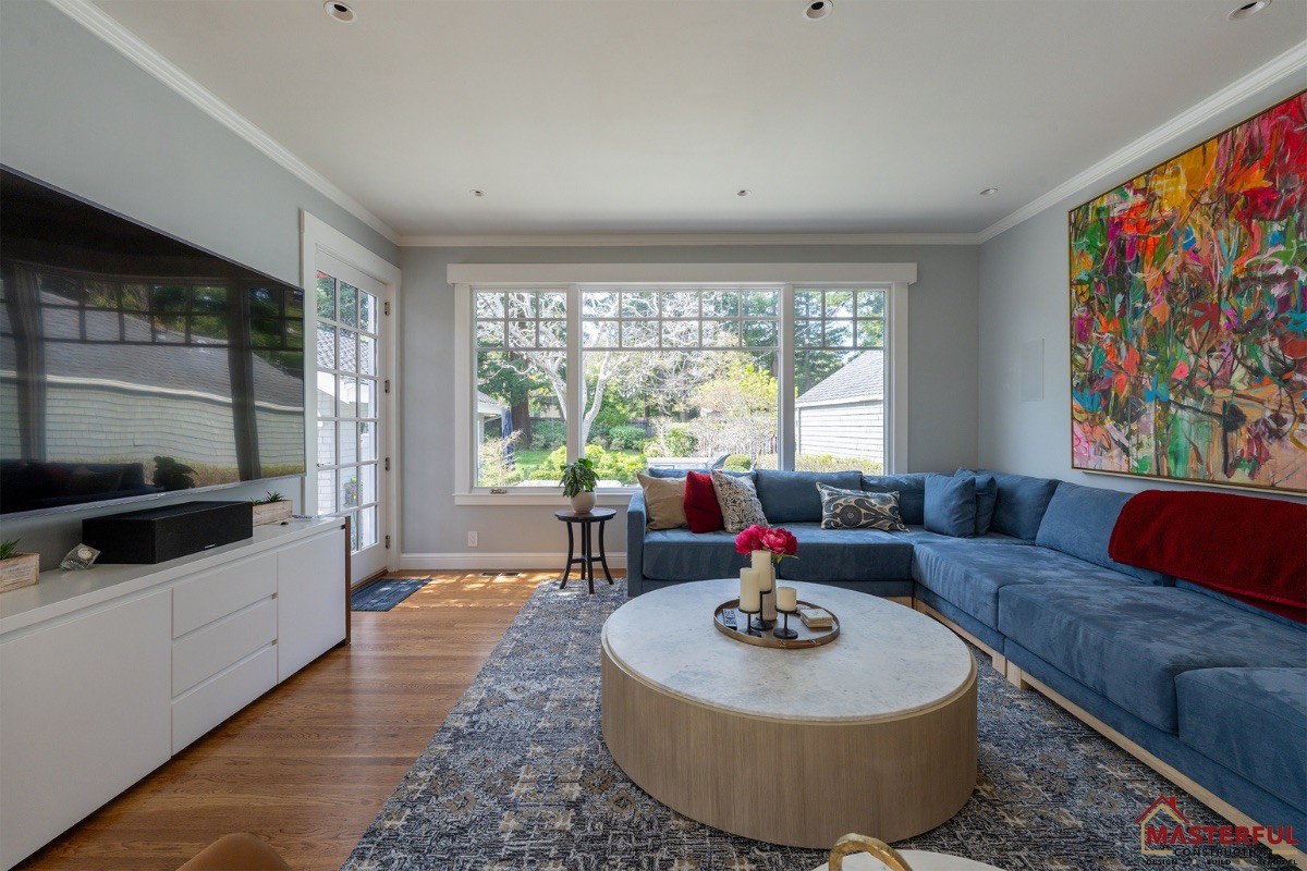 Masterful Construction Inc. 9-3 San Mateo Outdoor Kitchen and Living Space Design  