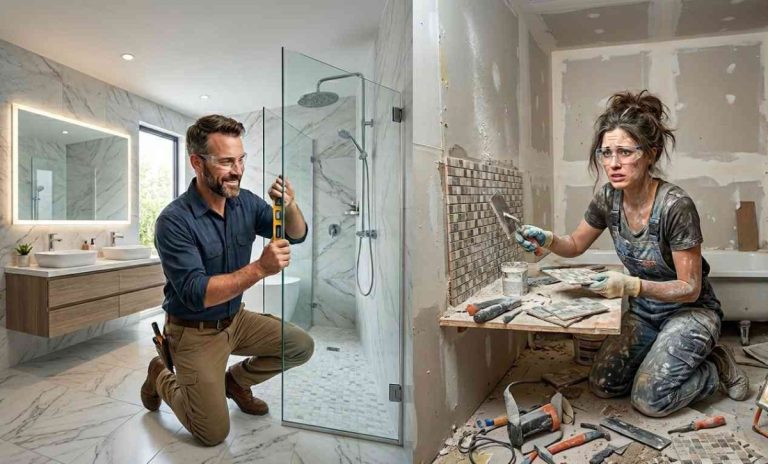 Bathroom Remodel Company vs DIY Renovation