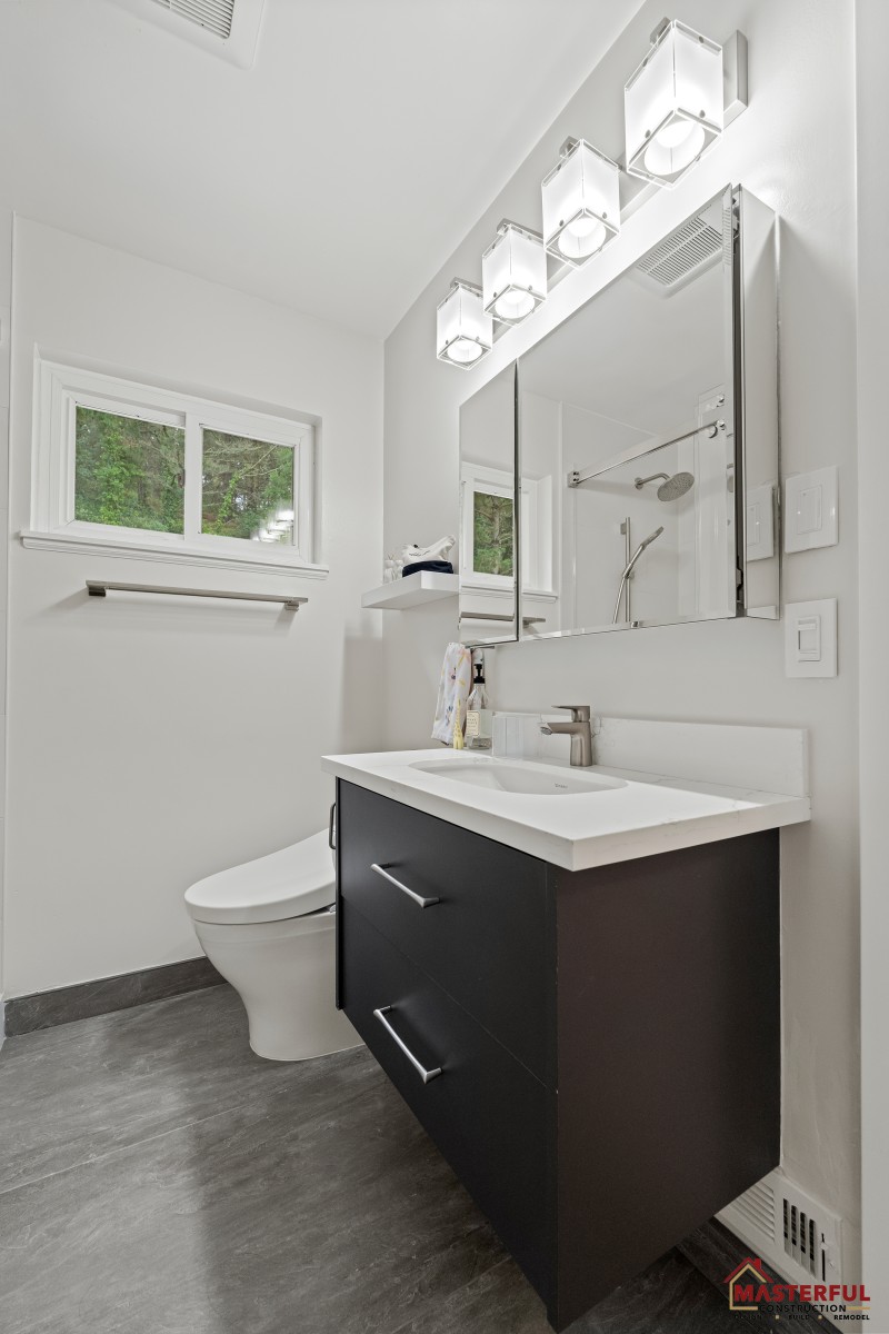 Masterful Construction Inc. DSC00015 Master Bathroom & Powder Room Remodel South SF