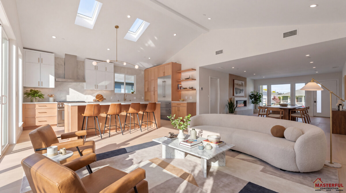 Masterful Construction Inc. 1 San Mateo Entire Home Remodel + 760 Sqft Custom Addition